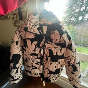 H&M Black and White Puffer Jacket